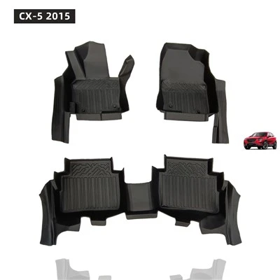 Hot Sell Automotive 5d Autokoberce Podlahové rohože Auto pre CX-5 2015